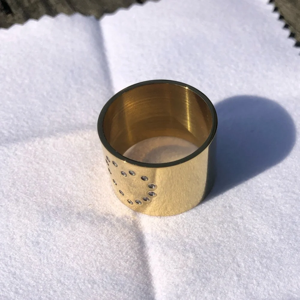 🆕 Adornia 14k gold heart ring size 9 716